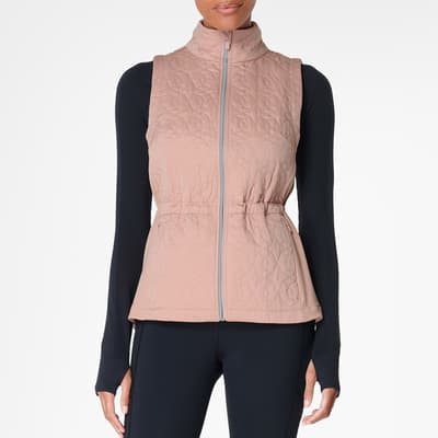 Pink Fast Track Thermal Running Vest