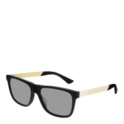 Men's Black Gucci Sunglasses 57mm 