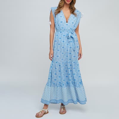 Blue Maya Maxi Dress