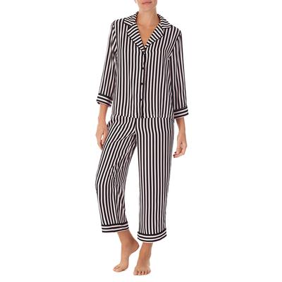 Striped Cropped Pyjama Set