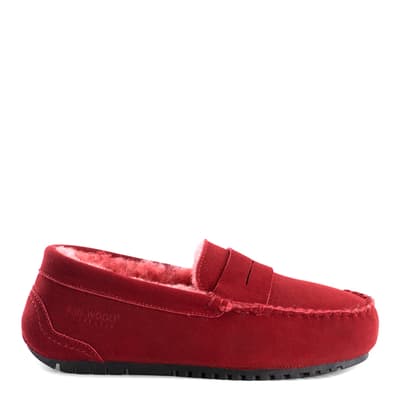 Red Byron Bay Cosy Moccasin