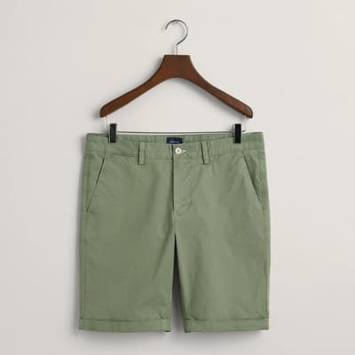 Green Allister Sunfaded Shorts