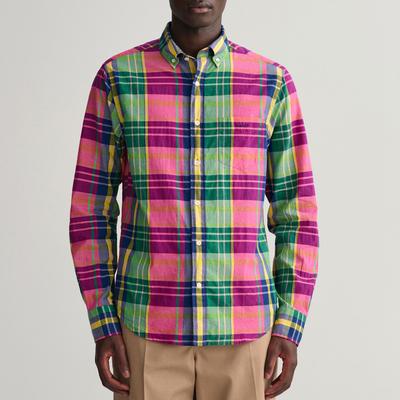 Multi Regular Check Cotton Shirt