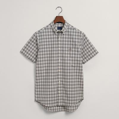 Multi Regular Check Poplin Cotton Shirt