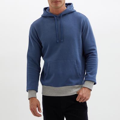 Navy/Grey Cotton Hoodie