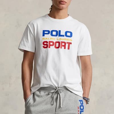  White Polo Sport T-Shirt