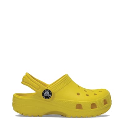 Younger Kid's Yellow Classic Clog