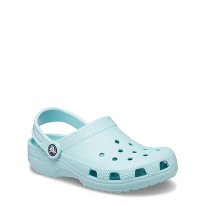Younger Kid's Light Blue Classic Clog