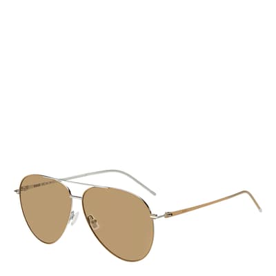 Men's Brown Hugo Boss Sunglasses 54mm