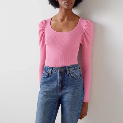 Pink Rita Long Sleeve Top