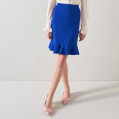 Blue Rosa Frill Skirt