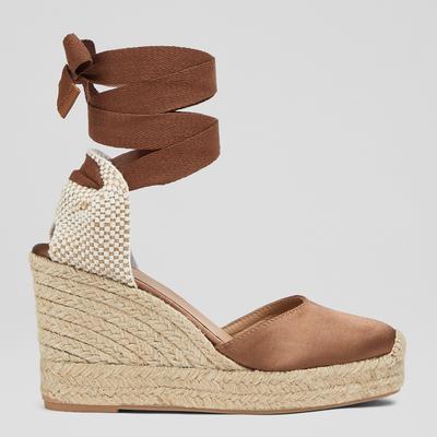 Light Brown Esmerelda Strappy Espadrilles