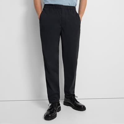Black Curtis Straight Trousers