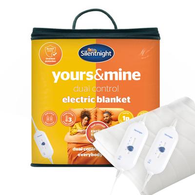 Yours And Mine Dual Control Super King Electric Blanket