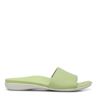 Lime Val Slide Sandals