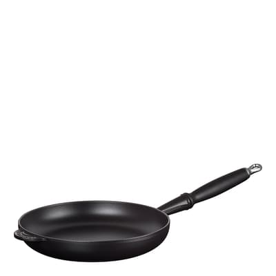 Black Cast Iron Fry Pan 26cm