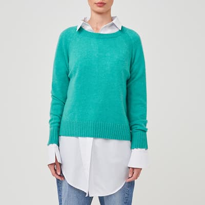Green Cashmere Ivy Sweatshirt