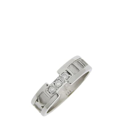 Silver Tiffany & Co. Atlas Ring 52.5
