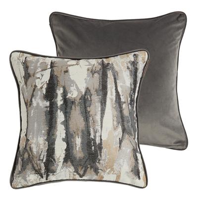 Eco Takara 43x43cm Cushion, Black Earth & Steel
