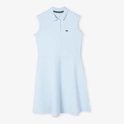Baby Girl's Blue Logo Polo Dress