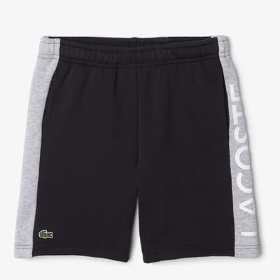 Teen's Black/Grey Elasticated Shorts