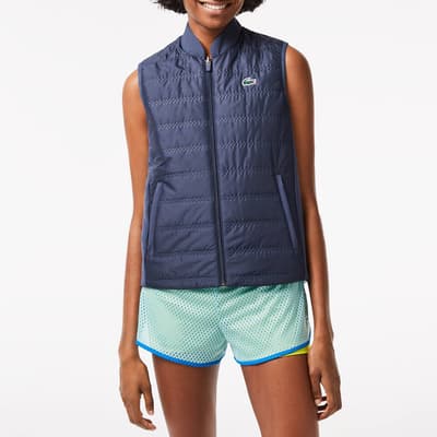 Navy Quilted Body Warmer