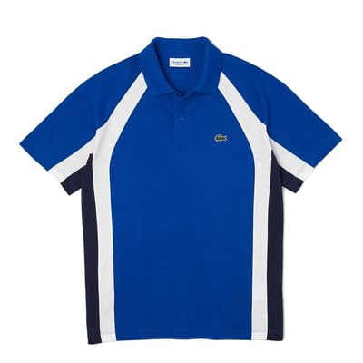 Bright Blue Short Sleeve Polo Shirt