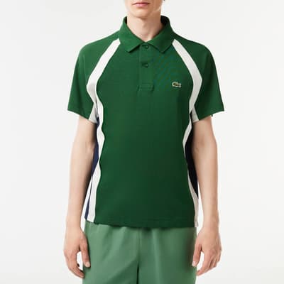 Green Embroidered Polo Shirt