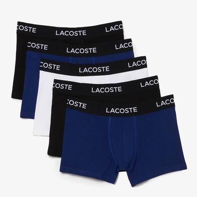 Black/Navy/White Branded 5 Pack Boxers