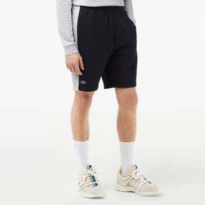 Black/Grey Elasticated Shorts