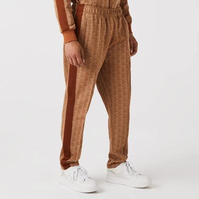 Tan Printed Tracksuit Bottoms