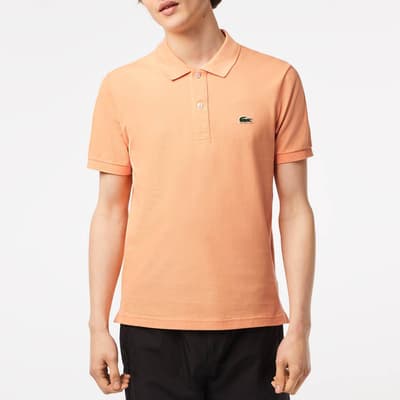 Orange Small Crest Polo Shirt