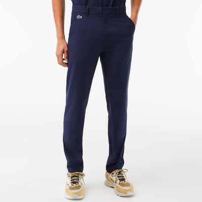 Navy Skinny Branded Trousers
