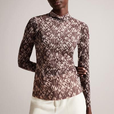 Beige/Brown Jumila Fitted Top