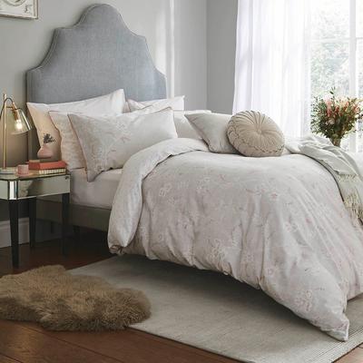 Eva Pair of Pillowcases, Sugared Grey