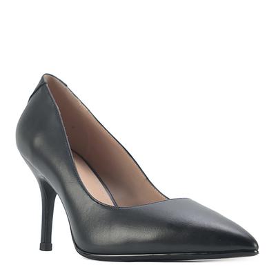 Black Reynna Decollete Heeled Shoe