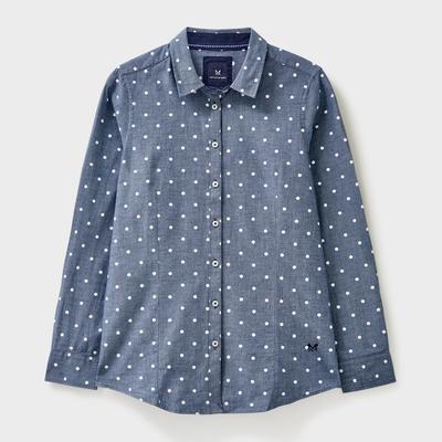 Dark Grey Spot Long Sleeve Shirt