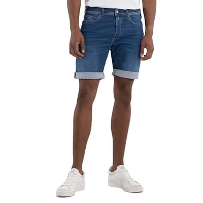 Mid Blue 901 Slim Shorts