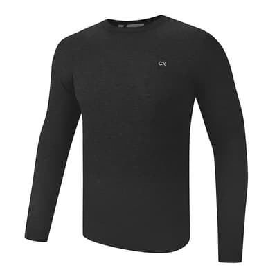 Black Calvin Klein Lightweight Sweatshirt