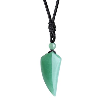 Green Jade Spear Necklace