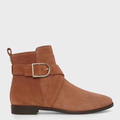 Toffee Ruthie Suede Ankle Boots