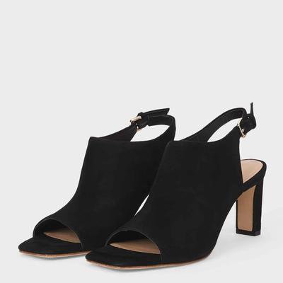 Black Heidi Heels