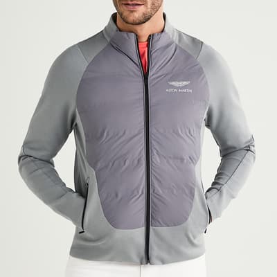 Grey Amr Sonic Quilted Cotton Jacket