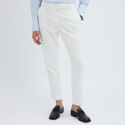 White Ember Tailored Suit Trousers