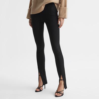 Black Jayne Slit Trousers