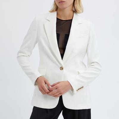 White Luna Single Breasted Blazer