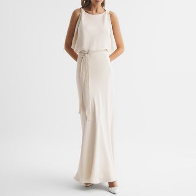 Ecru Ida Backless Dress