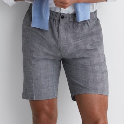 Grey Nassau Check Shorts
