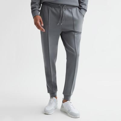 Grey Premier Elasticated Drawstring Tracksuit Bottoms
