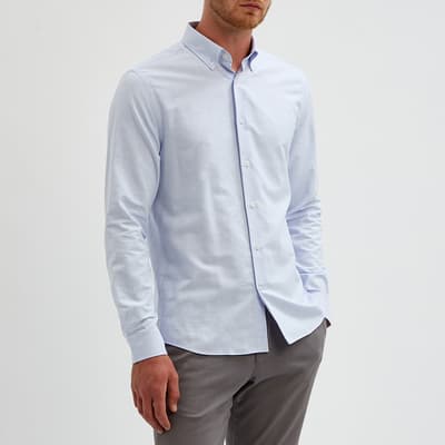 Blue Bermondsey Oxford Cotton Shirt